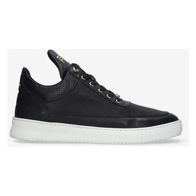 Kožené sneakers boty Filling Pieces Low Top Aten černá barva