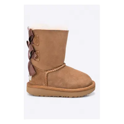 Zimní boty UGG bailey bow ii hnědá barva