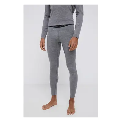 Funkční spodní prádlo z vlny Icebreaker Oasis Leggings šedá barva, IB1043690131