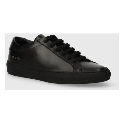 Kožené sneakers boty Common Projects Original Achilles Low černá barva