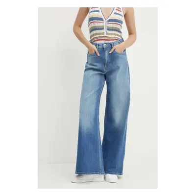 Džíny Pepe Jeans WIDE LEG JEANS UHW dámské, PL204740HV6