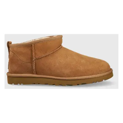 Semišové sněhule UGG Classic Ultra Mini 1137391.CHE-CHE