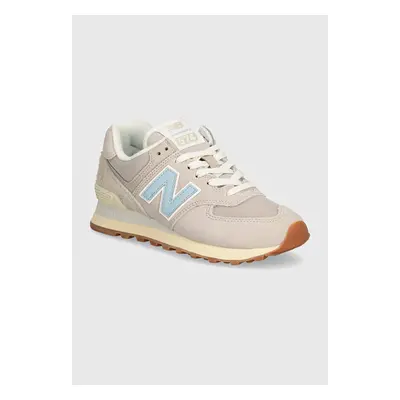 Sneakers boty New Balance béžová barva, WL574GQ2