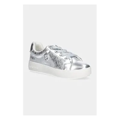 Dětské sneakers boty Michael Kors JORDANA AUDREY stříbrná barva, MK101061