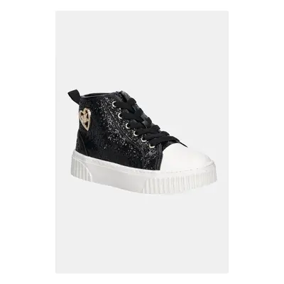 Dětské tenisky Michael Kors SKATE SPLIT GLITTER černá barva, MK101080