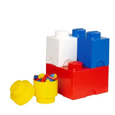 Sada skladovacích nádob s víkem Lego 4-pack