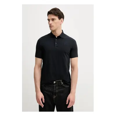 Polo tričko Karl Lagerfeld pánské, tmavomodrá barva, 553221.745750