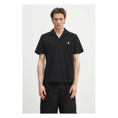 Bavlněné polo tričko AMBUSH Polo Shirt pánské, bílá barva