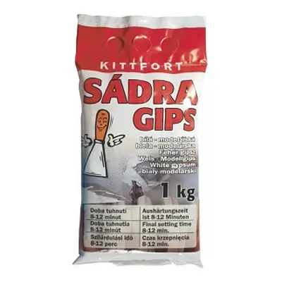 Sádra GIPS Bílá modelářská 1kg