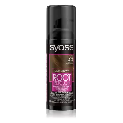 SYOSS Root Retoucher tmavě hnědý sprej na odrosty 120 ml