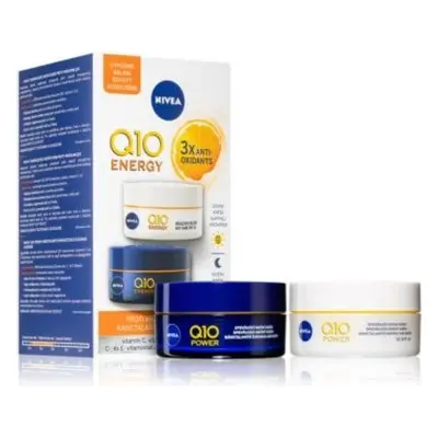 Nivea Q10 Energy Energizující denní a noční krém proti vráskám 2 x 50 ml duopack