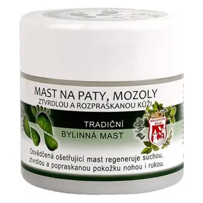 Království bylin Bylinná mast na paty a mozoly 150 ml