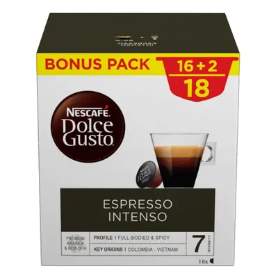 Nespresso Nescafé Dolce Gusto Espresso intenso kávové kapsle 16 ks