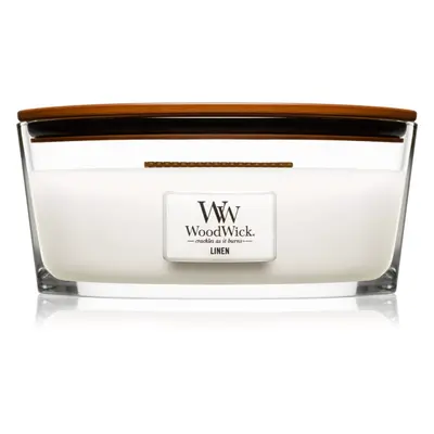 WoodWick Linen svíčka loď 453,6g