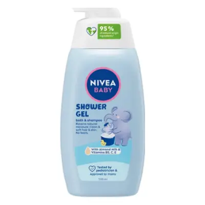 Nivea Baby krémová pěna do koupele sprchovy gel 500 ml