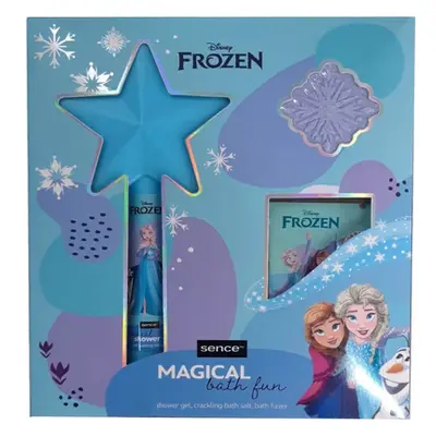 Dárková kazeta Disney frozen magic wizard sprchový gel 300ml  šumivá koule do koupele 60 g  sůl 