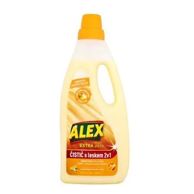 Alex čistič na podlahy 750ml - Čistič s leskem Laminát 2v1 (s pomarančovou vůní)