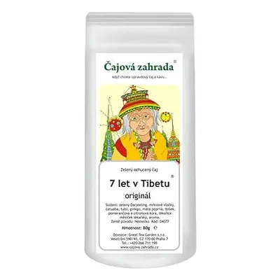 Čajová zahrada - 7 let v Tibetu ® - zelený ochucený čaj, 80 g