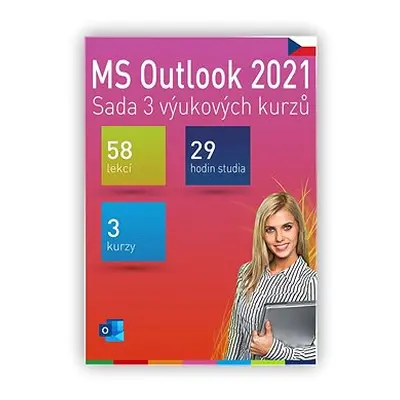 GOPAS Microsoft 365/2021 Outlook - Sada výukových kurzů, CZ (elektronická licence)