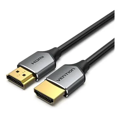 Vention Ultra Thin HDMI Male to Male HD Cable 1m Gray Aluminum Alloy Type