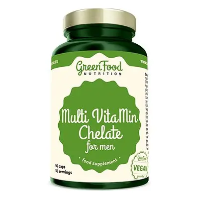 GreenFood Nutrition Multi VitaMin Chelate pro muže 90 kapslí