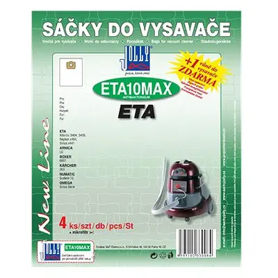 Sáčky do vysavače ETA10 MAX - textilní - vůně Skořice