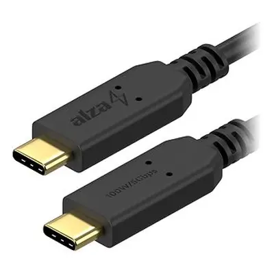 AlzaPower Core USB-C to USB-C 3.2 Gen 100W 0.5m černý