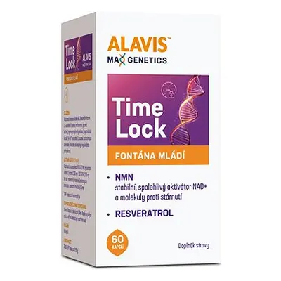 Alavis Max Genetics Timelock NMN, 60 kapslí