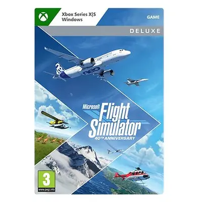 Microsoft Flight Simulator 40th Anniversary - Deluxe Edition - Xbox Series X|S / Windows Digital