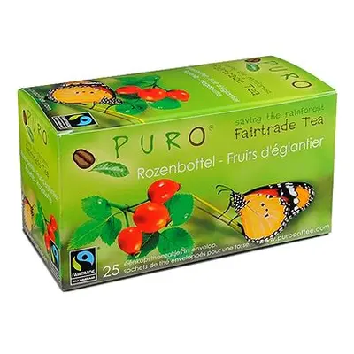 Puro Fairtrade čaj porcovaný šípek ibišek 25x2g