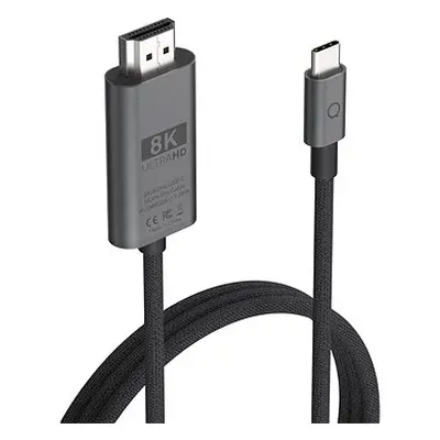 LINQ 8K/60Hz USB-C to HDMI Pro Cable 2m - Space Grey