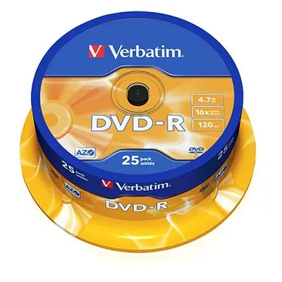 VERBATIM DVD-R AZO 4,7GB, 16x, spindle ks