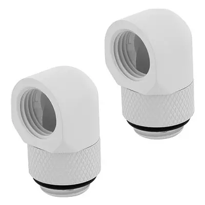 Corsair Hydro X Series 90° Rotary Adapter Twin Pack White