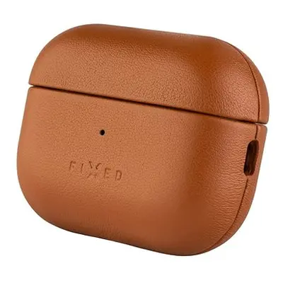 FIXED PodsLeather s podporou MagSafe pro Apple AirPods Pro 2/Pro (USB-C) hnědé