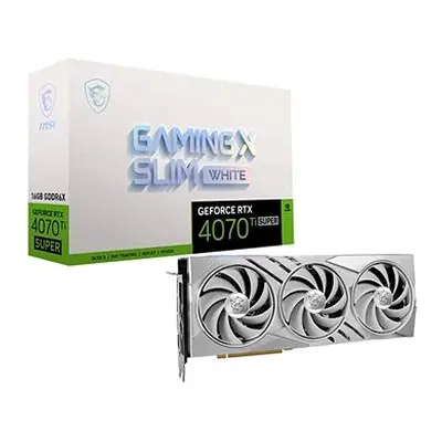 MSI GeForce RTX 4070 Ti SUPER GAMING X SLIM WHITE 16G