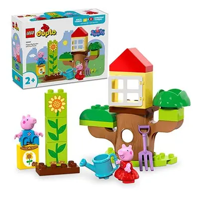 LEGO® DUPLO® 10431 Prasátko Peppa – zahrada a dům na stromě