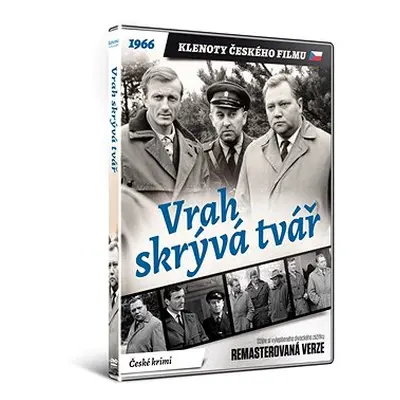 Vrah skrývá tvář - edice KLENOTY ČESKÉHO FILMU (remasterovaná verze) - DVD