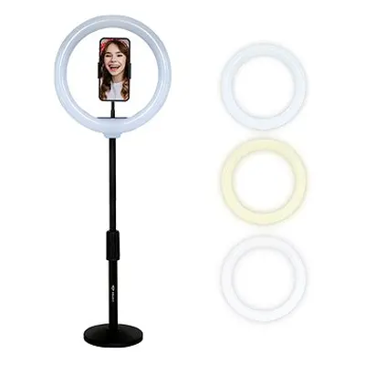 Veles-X Desktop Ring Light with Stand and Phone Holder