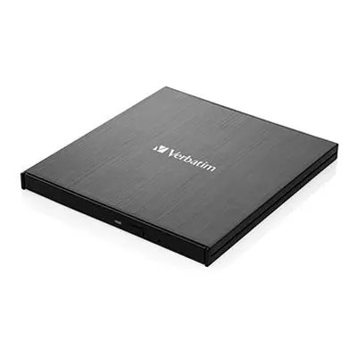 VERBATIM CD/DVD Slimline USB-C, černá