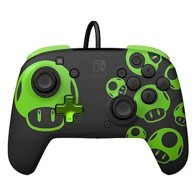 PDP REMATCH Wired Controller - 1Up Glow In The Dark - Nintendo Switch