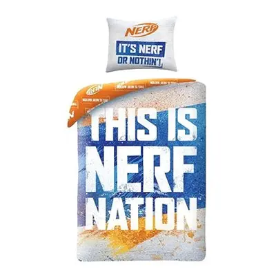 Nerf nation, bavlna, 140×200 cm, 70×90 cm