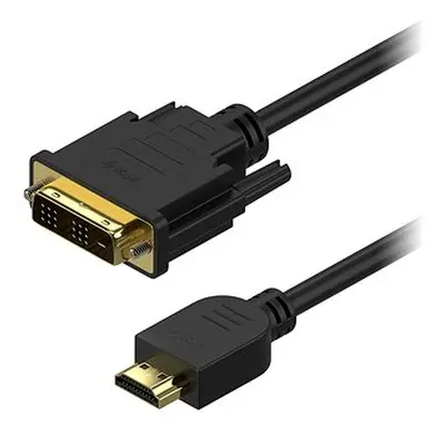 AlzaPower DVI-D to HDMI Single Link 1m černý