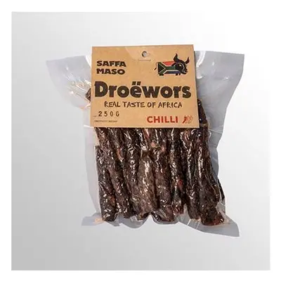 SAFFA MASO Sušené hovězí klobásky Chilli Droëwors 250 g