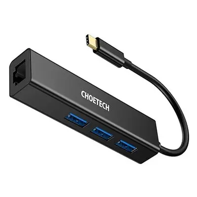 ChoeTech 4-in-1 USB-C to RJ45 GLAN Adapter