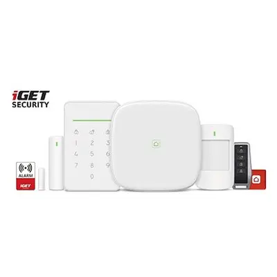 iGET SECURITY M5-4G Premium - inteligentní zabezpečovací systém 4G LTE/WiFi/LAN, set