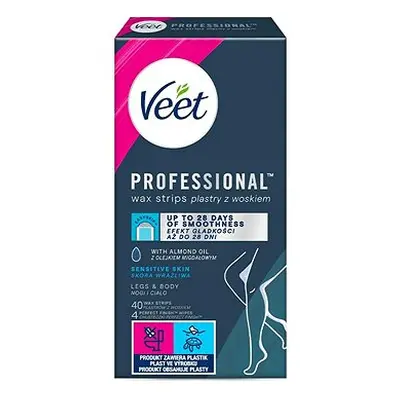 VEET Professional Studené voskové pásky pro citlivou pokožku ks