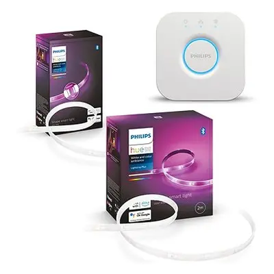 Philips Hue Lightstrip Plus V4 EMEA 2m base kit + Hue Lightstrip Plus V4 EMEA 1m ext + Philips H