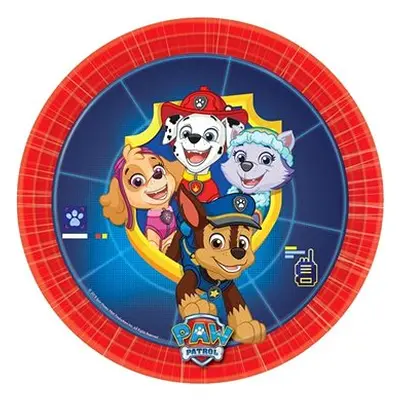 Amscan Talíře Paw patrol Tlapková patrola 18 cm 8 ks