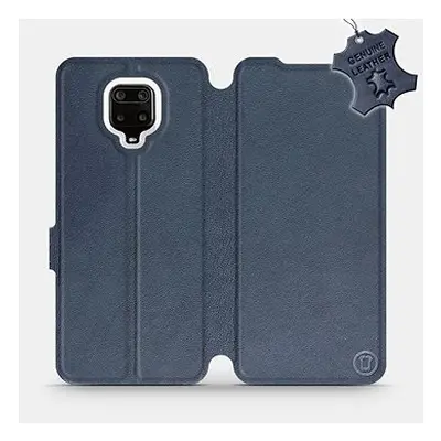 Flip pouzdro na mobil Xiaomi Redmi Note Pro - Modré - kožené - Blue Leather