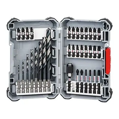 BOSCH kusů Pick and Click spirálových vrtáků Impact Control HSS a bitů 2.607.017.567